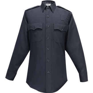 20W9586 Flying Cross Navy Long Sleeve Shirt 100% Wool - Cal Uniforms